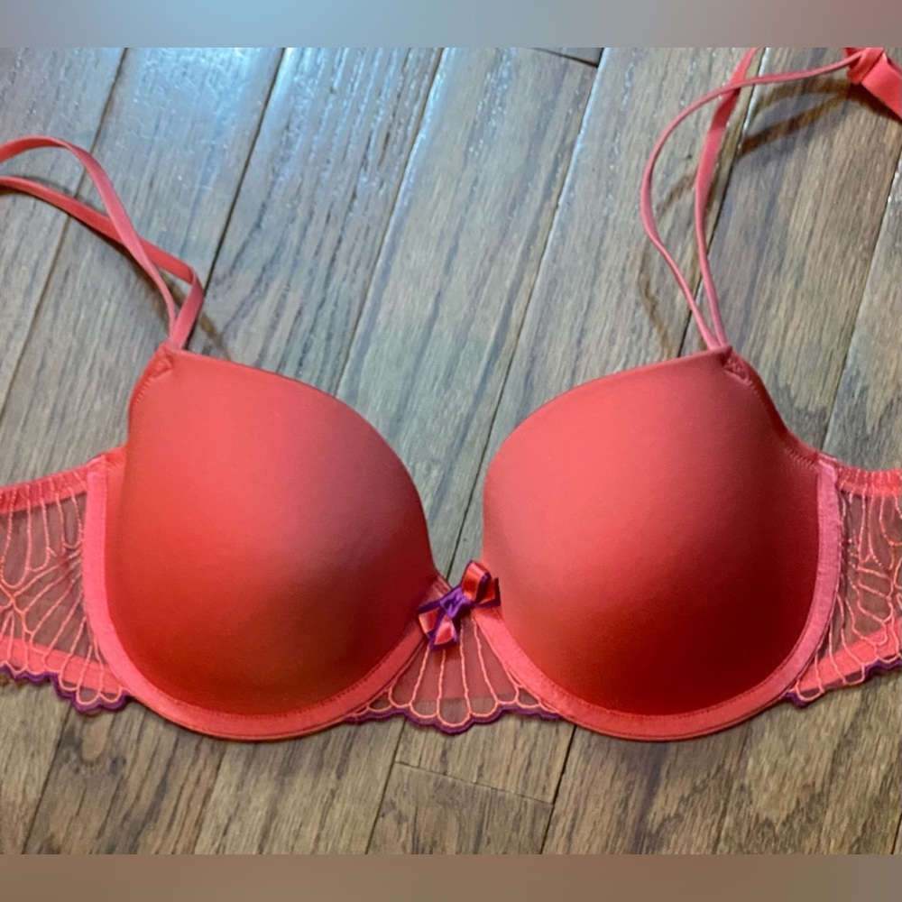 Lou Paris ORNG Lightly Lined Underwire, 32D *P1053